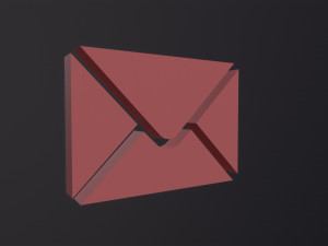 Web Icon Mail 3D 模型