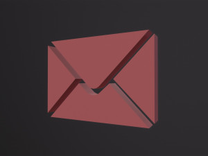 Web Icon Mail 3D 模型