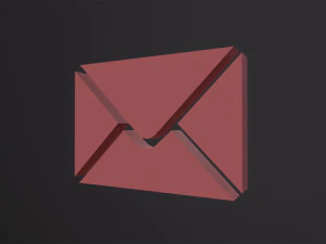 Web Icon Mail 3D Model