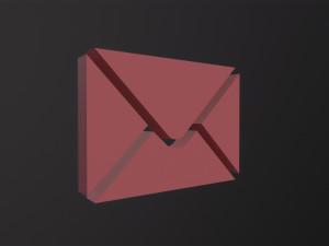 Web Icon Mail 3D 模型