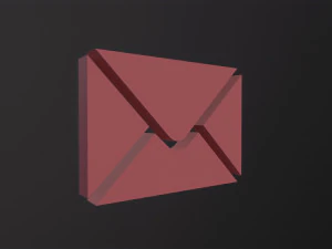 Web Icon Mail 3D Model