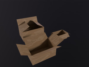 Cardboard Boxes 3D मॉडल