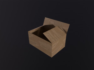 Cardboard Boxes 3D मॉडल