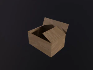 Kartonnen dozen 3D Model