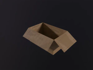 Kartonnen dozen 3D Model