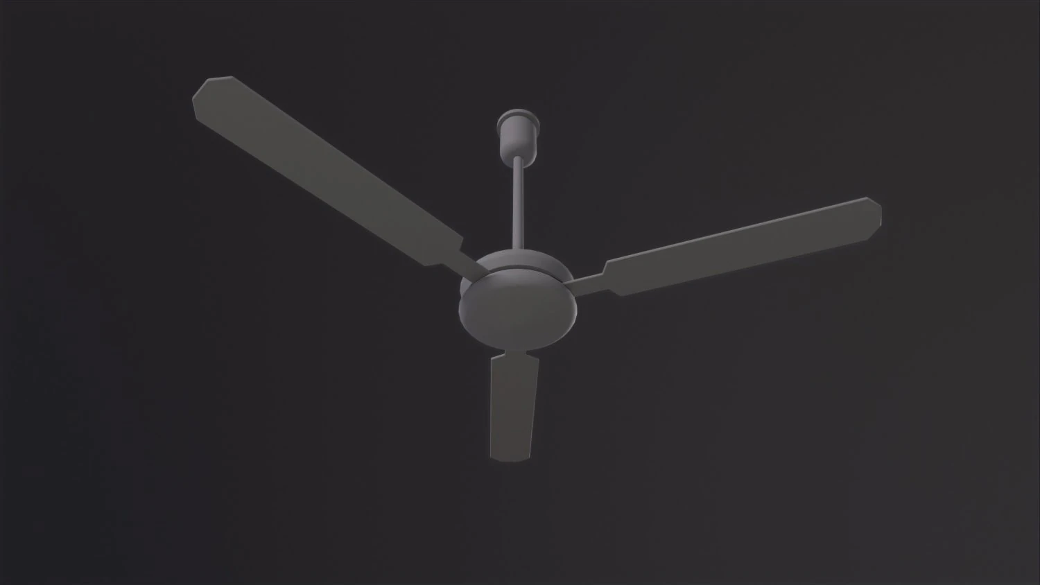 Ceiling Fan 3D Model .c4d .max .obj .3ds .fbx .stl .blend 