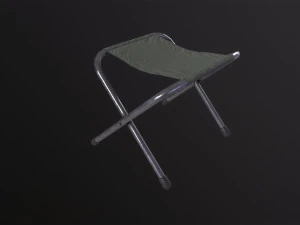 Folding Stool 3D Model