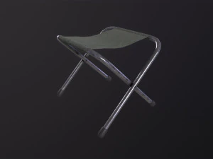 Folding Stool 3D Model
