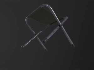 Folding Stool 3D Model