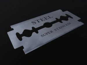 Rasierklinge 3D Modell