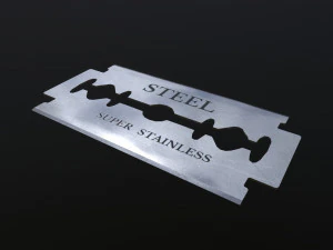 Razor Blade 3D Model