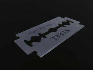 Razor Blade 3D Model