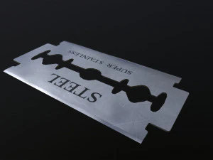 Razor Blade 3D Model