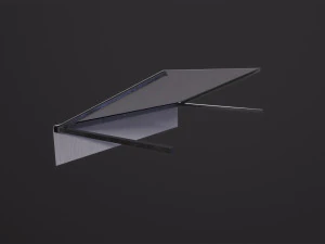 Awning sheet of paper 3D Model