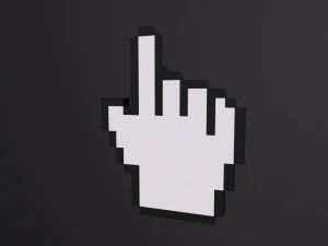 Cursor Hand 3D Model
