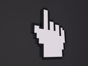 Cursor Hand 3D Model