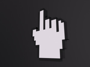 Cursor Hand 3D Model