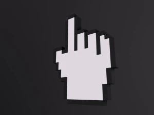 Cursor Hand 3D Model