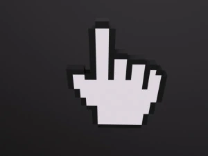 Cursor Hand 3D Model