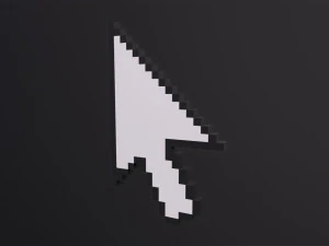 Cursor Arrow 3D Model