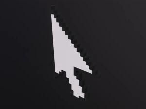 Cursor Arrow 3D Model