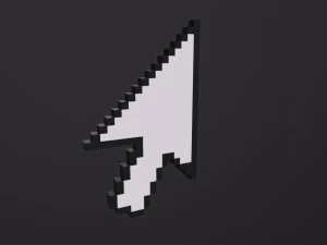 Cursor Arrow 3D Model