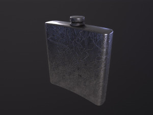 OldFlask ornate flask Modèle 3D