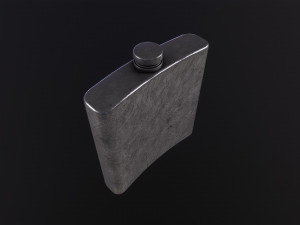 OldFlask ornate flask Modèle 3D