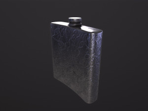 OldFlask ornate flask Modèle 3D