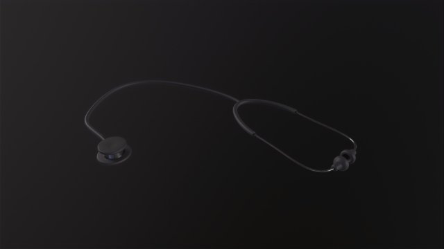 Stethoscope Modelo 3D .c4d .max .obj .3ds .fbx .stl .blend 