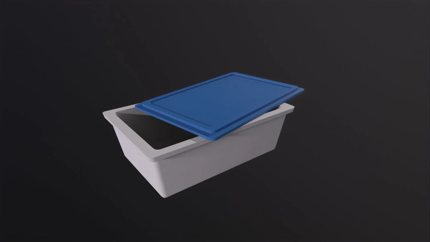Food Container 3D Model .c4d .max .obj .3ds .fbx .stl .blend 