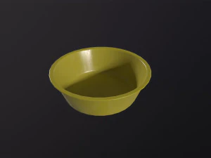 Plastic Wash Basin Pack 3D Model