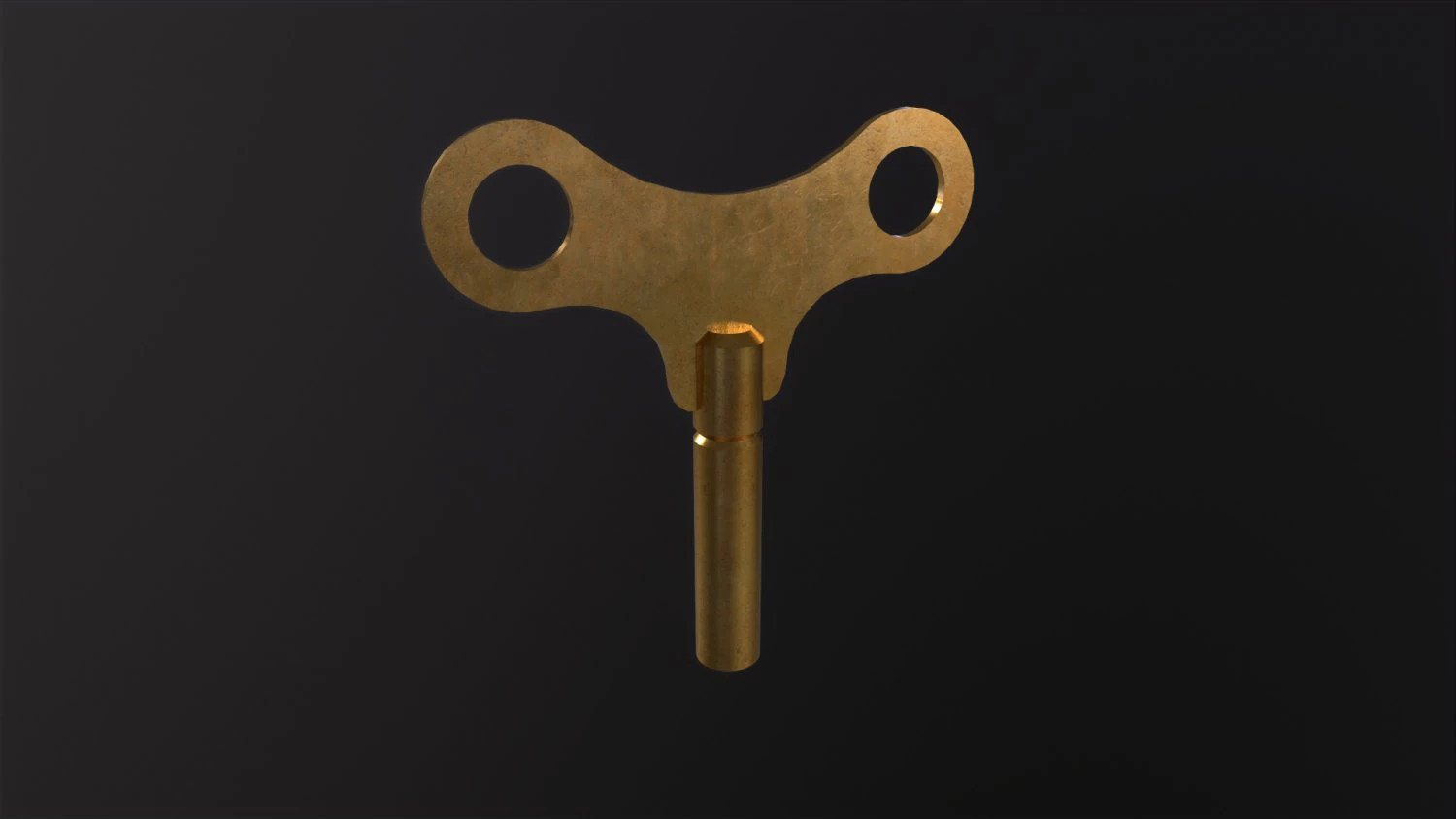 Clock key 3D Model .c4d .max .obj .3ds .fbx .stl .blend 