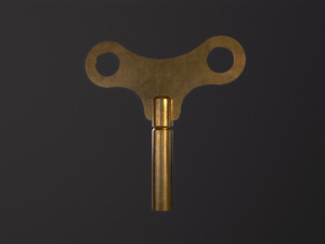 Clock key Model 3D