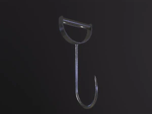 Vlees haak 3D Model
