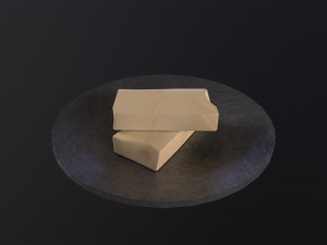 Butter Dish Modelo 3D