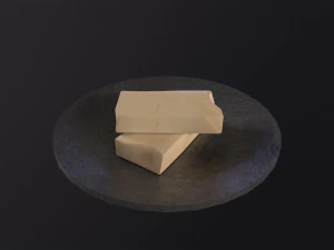 Butter Dish 3D Model
