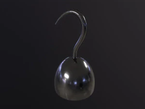 Pirate Hook 3D Model