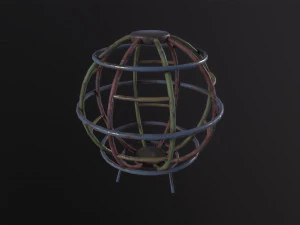 Globo Oldschool Sovi&eacute;tico Modelo 3D