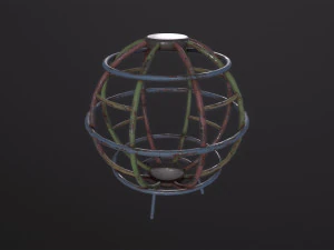 Soviet Oldschool Globe 3D Model