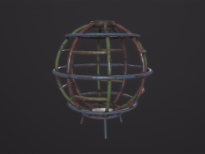 Soviet Oldschool Globe Modelo 3D