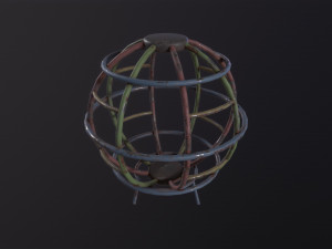 Soviet Oldschool Globe Modelo 3D