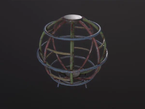 Soviet Oldschool Globe 3D Model