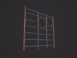 Soviet Oldschool Horizontal Bar 3D 模型