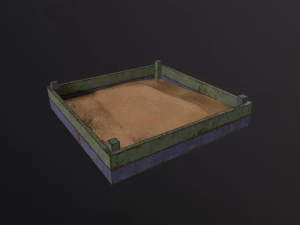 Soviet Oldschool Sandbox 3D Model