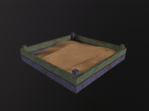Soviet Oldschool Sandbox Modèle 3D