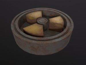 Radiation Sign 3D 模型