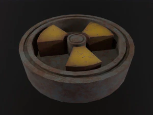 Radiation Sign 3D Model