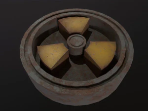 Radiation Sign 3D Model