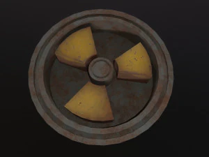 Radiation Sign 3D Model